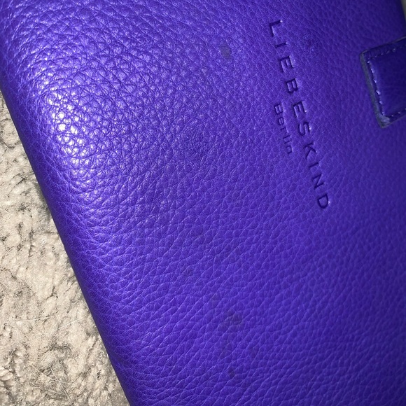 LIEBESKIND Purple Leather Wallet - Picture 6 of 6